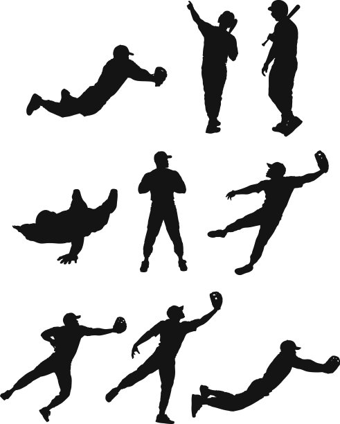 棒球运动员在比赛中图片下载