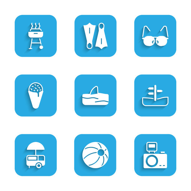 在海浪沙滩球中设置鱼翅照片图片下载