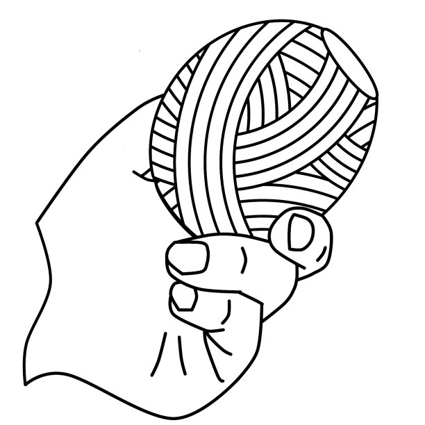 插图或图标手持精纺棉与单色图片下载