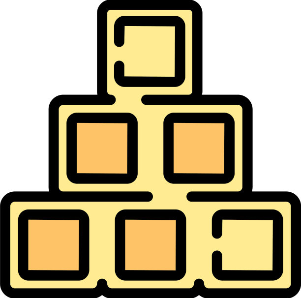 堆放立方体图标图片下载