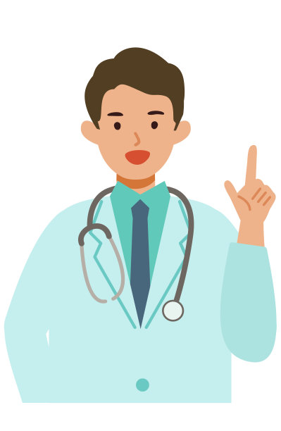 穿着实验室工作服的博士。医疗保健概念卡通人物。人们面对头像和图标。指手画脚的人的特写图像。图片下载