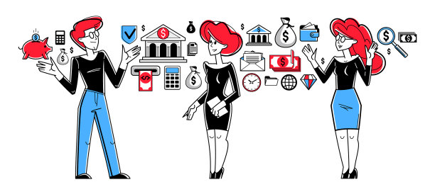 业务团队财务分析和组织图片下载