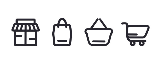 设置购物图标。图片下载