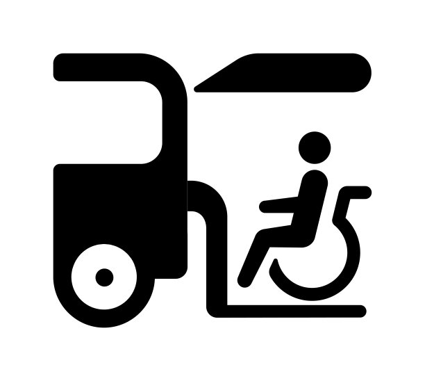 福利车辆矢量图标说明图片下载