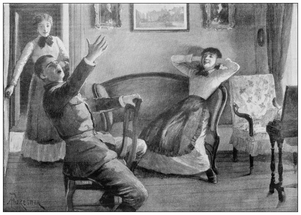 来自英国杂志的古董图片图片下载