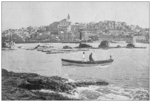 英国杂志上的古董图片：雅法图片下载