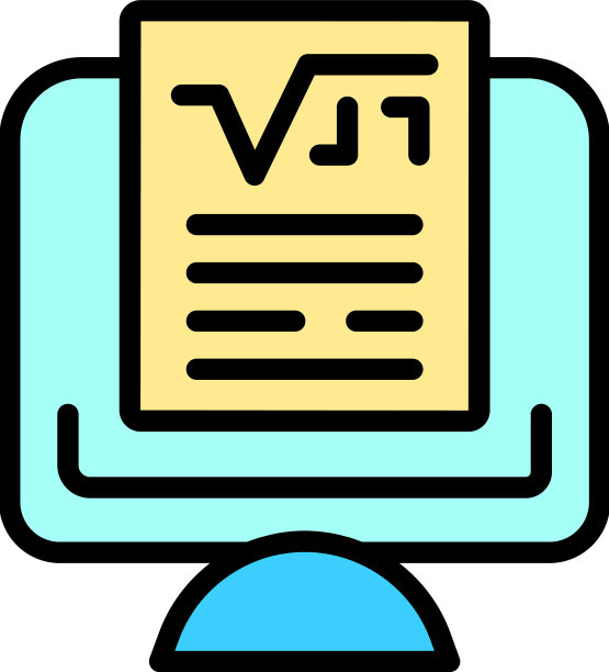 在线作业图标扁平图片下载