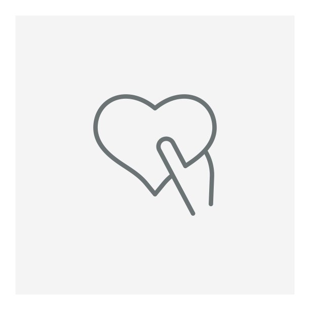 手中的爱心图标图片下载