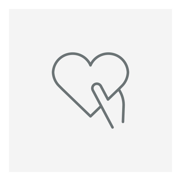 手中的爱心图标图片下载