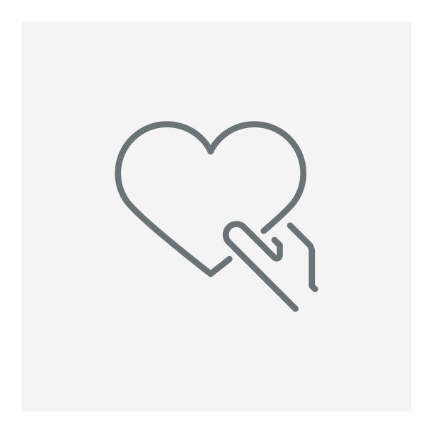 手中的爱心图标图片下载