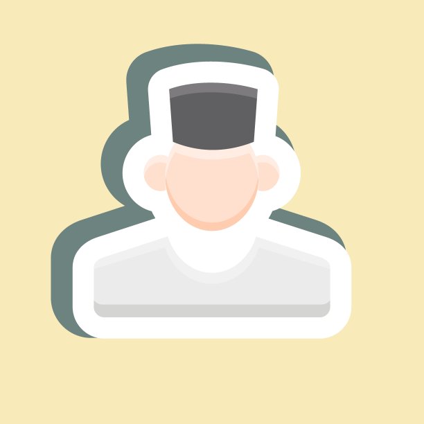 贴纸牙医。适用于医药标志。简单的设计可编辑。设计模板向量。简单的说明图片下载