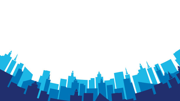 建筑城市景观背景。矢量图图片下载