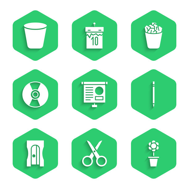 设置黑板与图表剪刀花图片下载