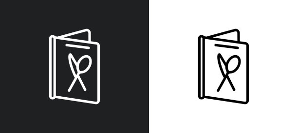 餐厅卡轮廓图标在白色和黑色的颜色。餐厅卡平面矢量图标从商业收集网络，移动应用程序和用户界面。图片下载