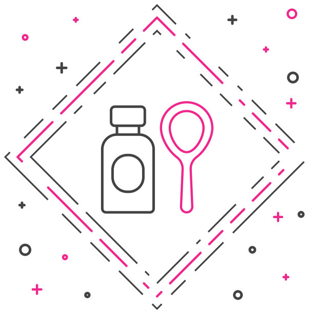 线肥皂泡瓶图标隔离白色图片下载