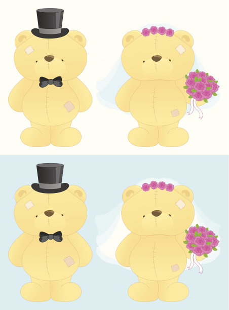 婚礼熊-包括。jpeg图片下载