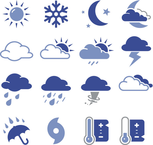 天气图标-专业系列图片下载