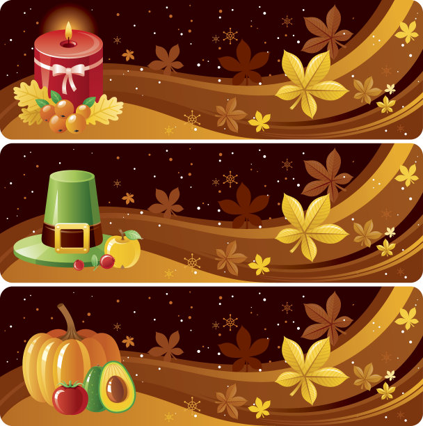 感恩节的横幅图片下载