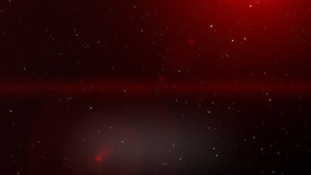 4K红色光束和模糊粒子无缝循环背景图片下载