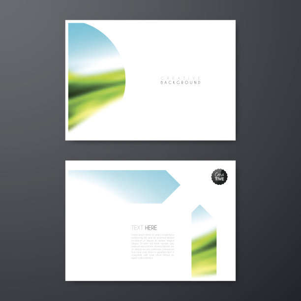 宣传册模板布局，封面设计，商业年度报告，传单，杂志图片下载