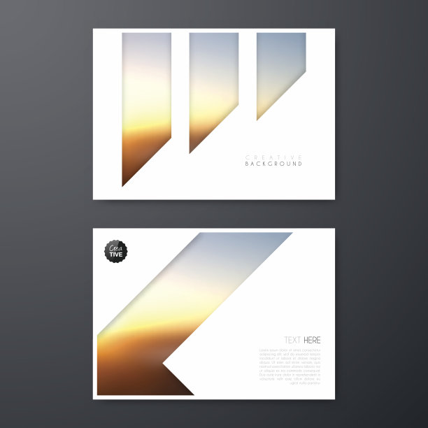 宣传册模板布局，封面设计，商业年度报告，传单，杂志图片下载