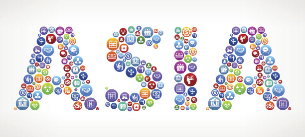 亚洲商业和金融矢量按钮图片下载