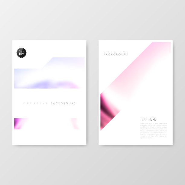 宣传册模板布局，封面设计，商业年度报告，传单，杂志图片下载