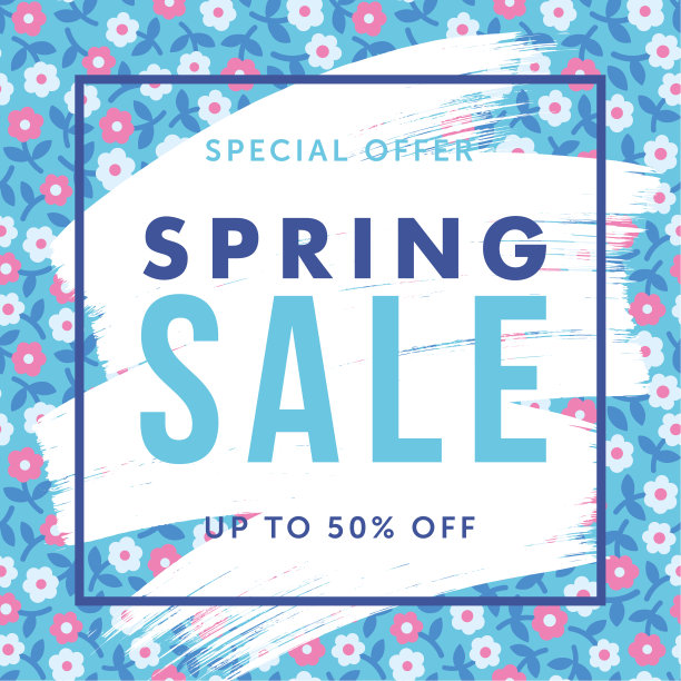 春季设计用于广告、横幅、传单和传单图片下载