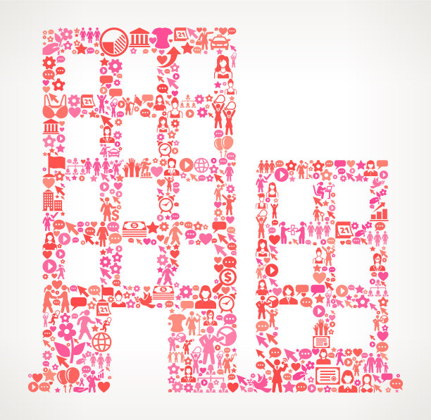 建立妇女权利和女孩权力的图标模式图片下载