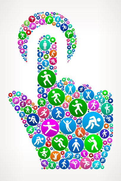 点击选择人在运动健身图标模式图片下载