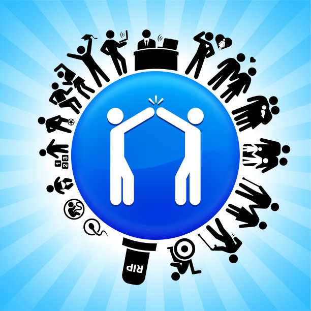 High Five生命周期阶段的生活背景图片下载