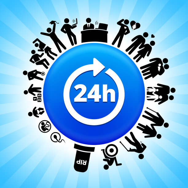 24小时服务生命周期阶段背景图片下载