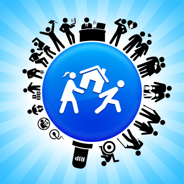 搬运房子生命周期阶段的生活背景图片下载