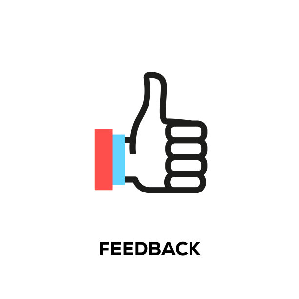 平面线设计风格现代矢量反馈图标图片下载