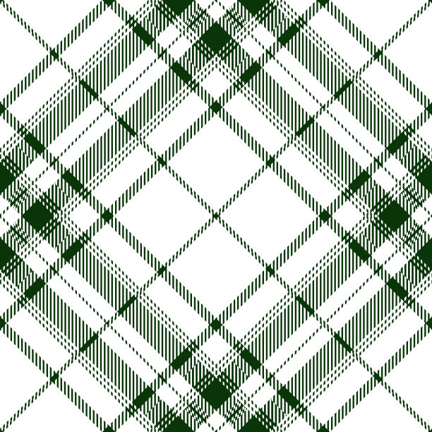 绿色和白色苏格兰格子花格纺织图案图片下载