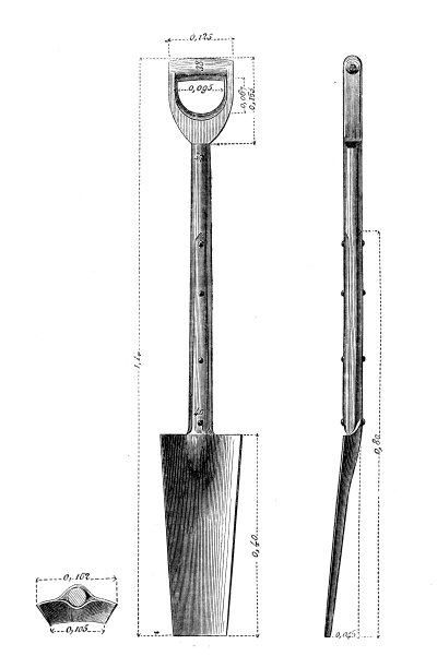 科学发现的古董插图:排水工具图片下载