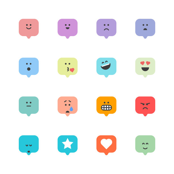 表情符号，语音气泡图片下载