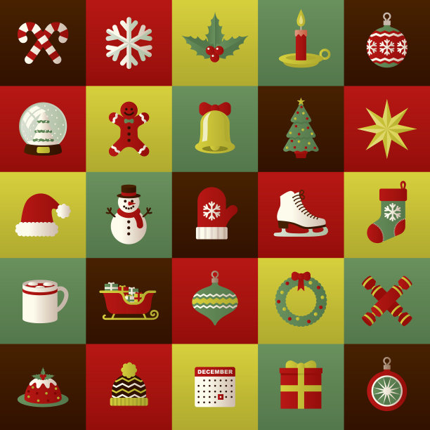 圣诞节图标设置图片下载