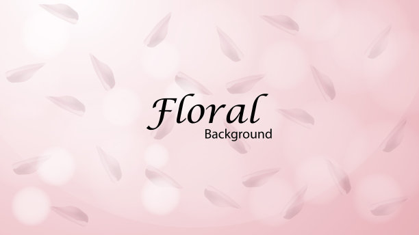 散景花卉横幅图片下载