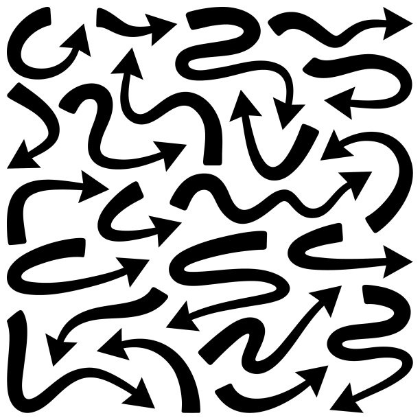 箭头，矢量设计元素图片下载