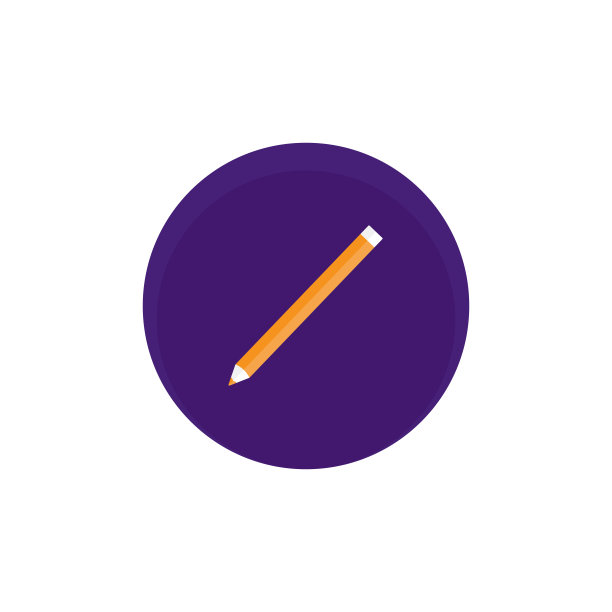 彩色铅笔图标图片下载