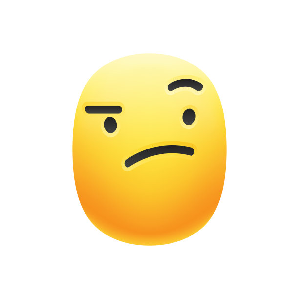 可爱彩色逼真阴影表情符号图片下载