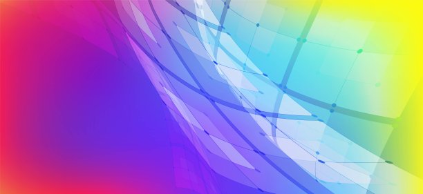 多色背景设计和创意几何墙纸图片下载