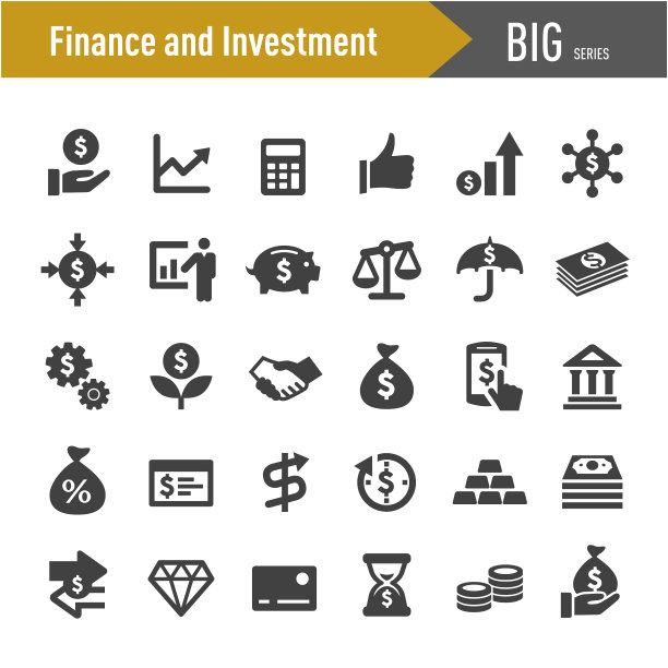 金融和投资图标-大系列图片下载