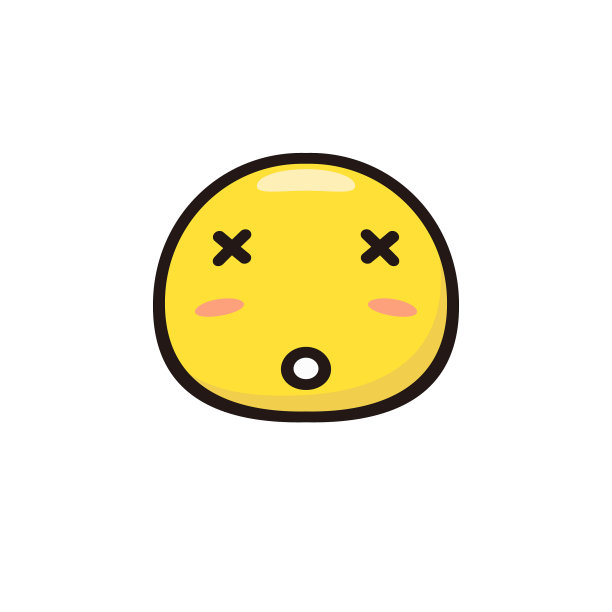 表情符号可爱的平面颜色和线条艺术图片下载