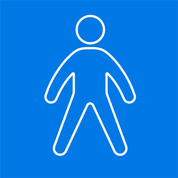 一个男人伸展的图标图片下载