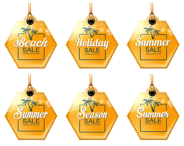 夏天的标签图片下载