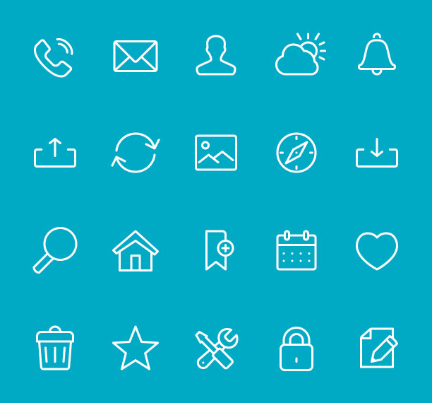 主页界面-行图标设置图片下载