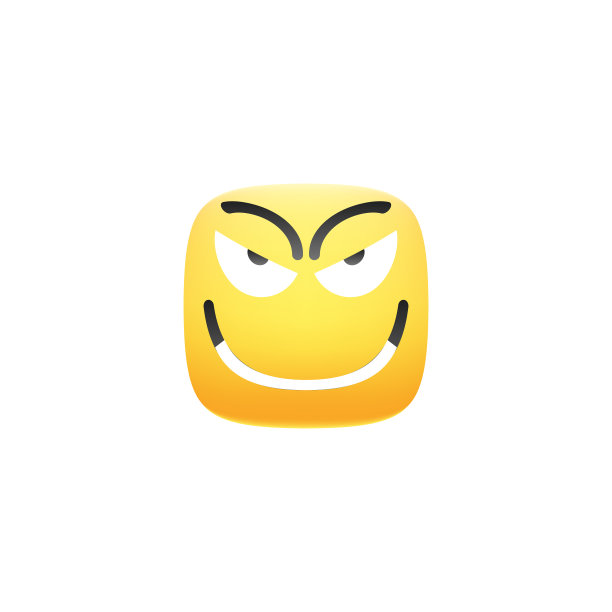 可爱的表情设计逼真的阴影图片下载