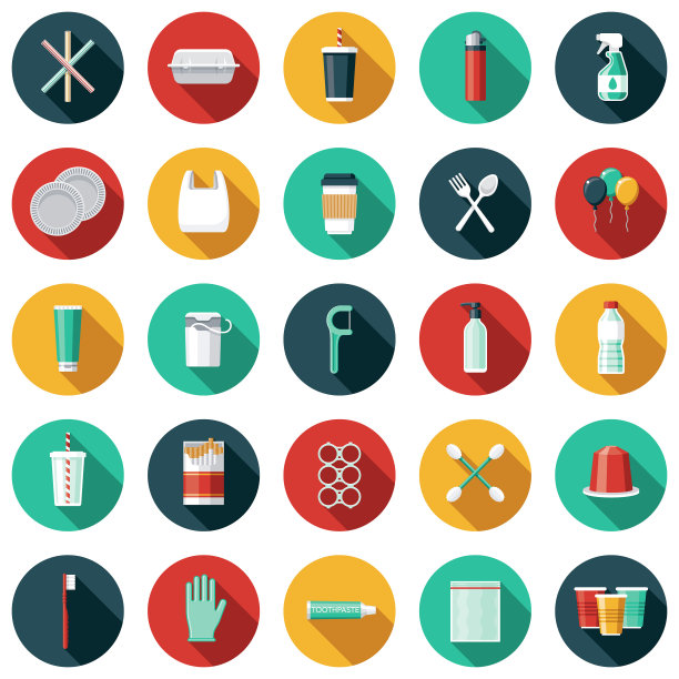 一次性使用塑料图标设置图片下载